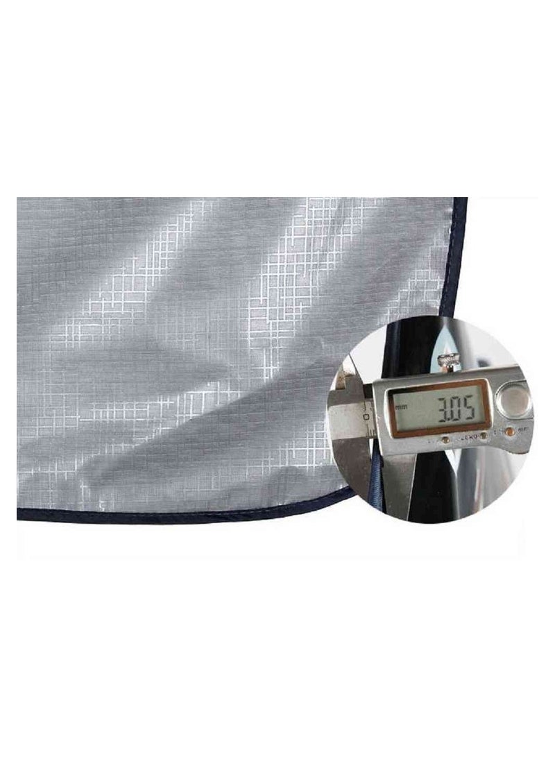 يو كيه آر UKR Drum Playmat للأطفال - مجموعة موسيقية كاملة مع Playmat Kit Drum، ميكروفون، كابل MP3، وأعواد الطبل - لعبة تفاعلية ممتعة للأطفال الصغار، لعبة موسيقى تعليمية - Image 4